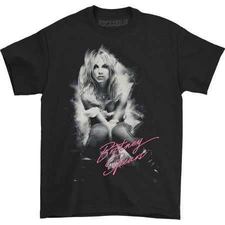 Britney Spears Men s Brushed In T-shirt Small Black | Walmart (US)