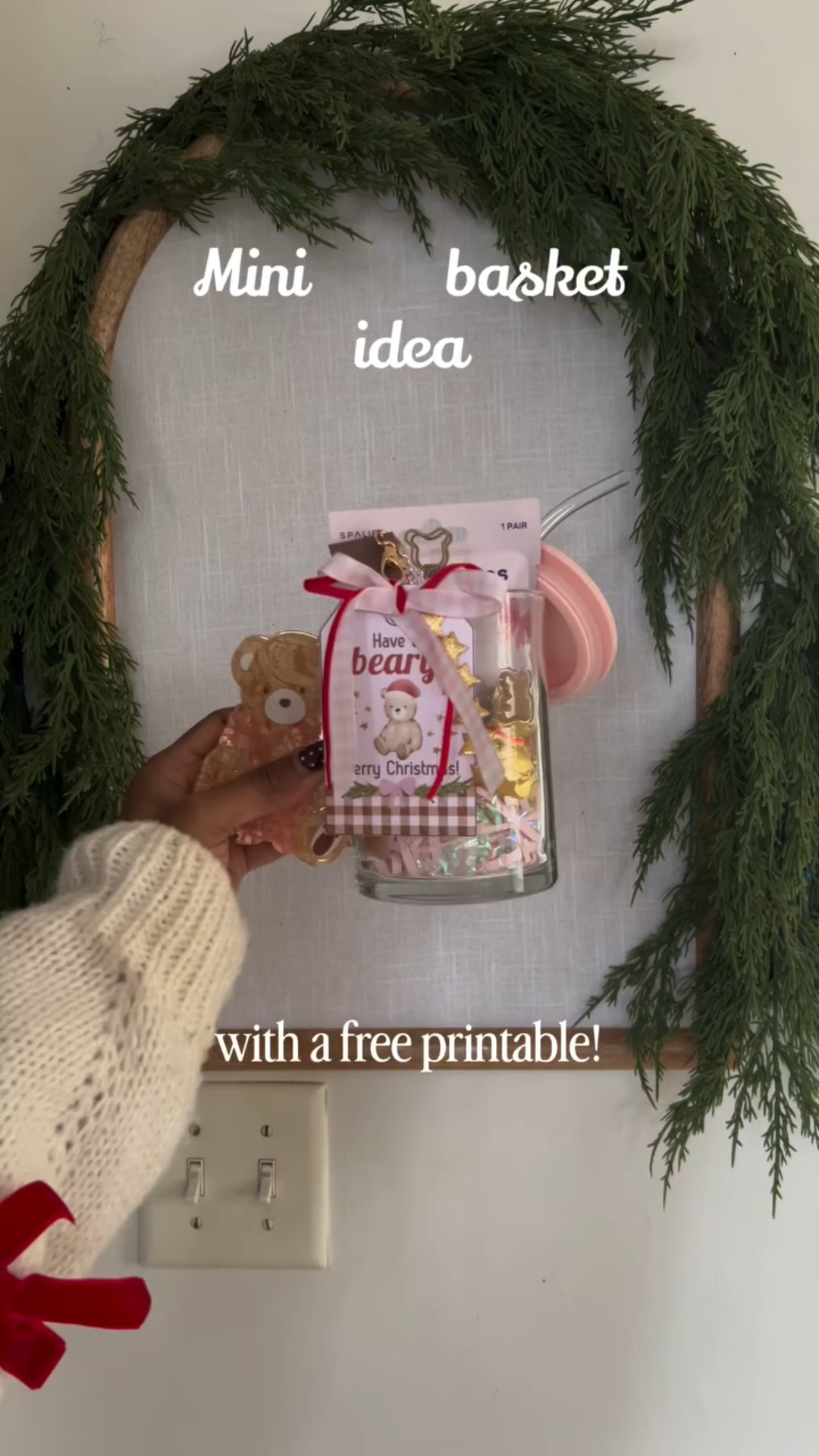 Mini brr “basket” perfect for teachers, your bestie, or anyone your heart desires! Find the FREE printable at the link in my bio! Tag or share with someone you think would love this gift🩷 Sources below…

Mug, eye patches, stationery kit from @fivebelow 

Bear hair clip @marshalls

#brrbasket #teachergift #teachergiftideas #bestiegift #teddybear #teacherchristmasgifts #teacherchristmasgift #fivebelowfinds