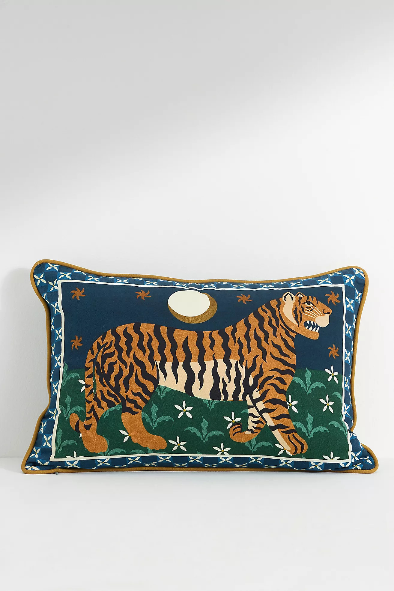 Printed Goods Cotton Pillow | Anthropologie (US)