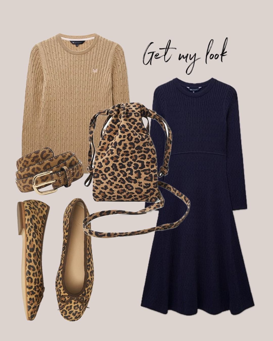 Navy and tan with a touch of Leopard print for a perfect every day look, for work, or for an outing to the pub or shops or visiting friends.



#LTKover50style #LTKwinter #LTKuk
