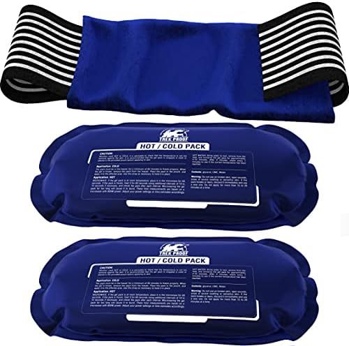 Ice Pack (3-Piece Set) – Reusable Hot and Cold Therapy Gel Wrap Support Injury Recovery, Allevi... | Amazon (US)
