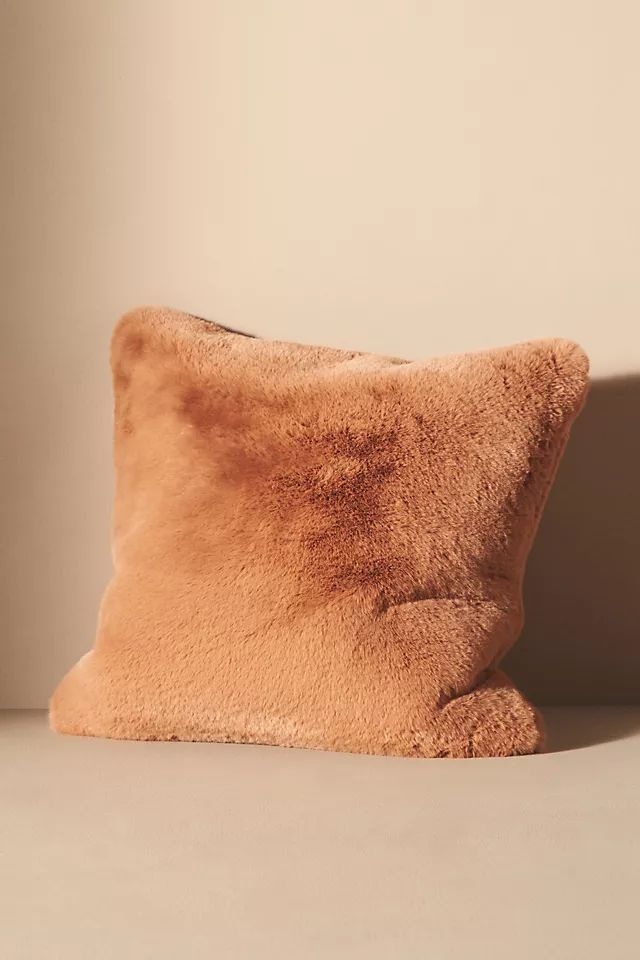 Sophie Faux Fur Pillow | Anthropologie (US)