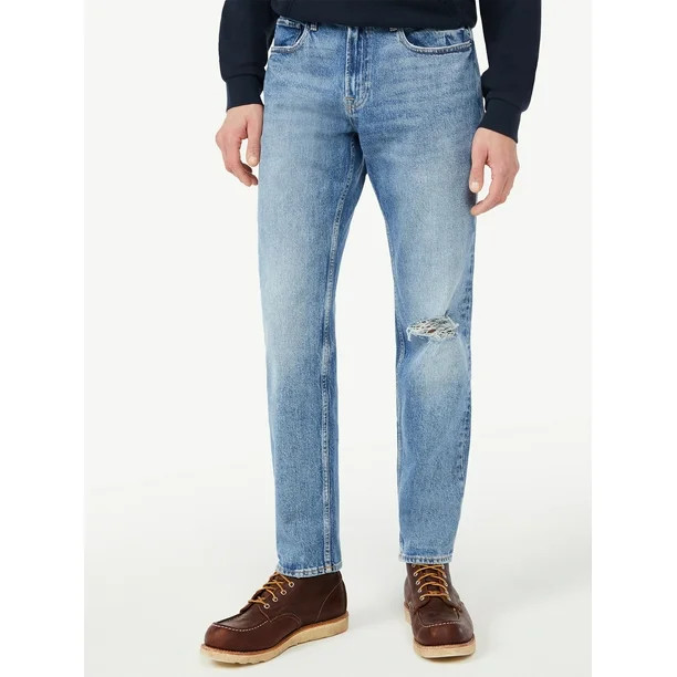 Free Assembly Men’s Modern Straight Jeans - Walmart.com | Walmart (US)