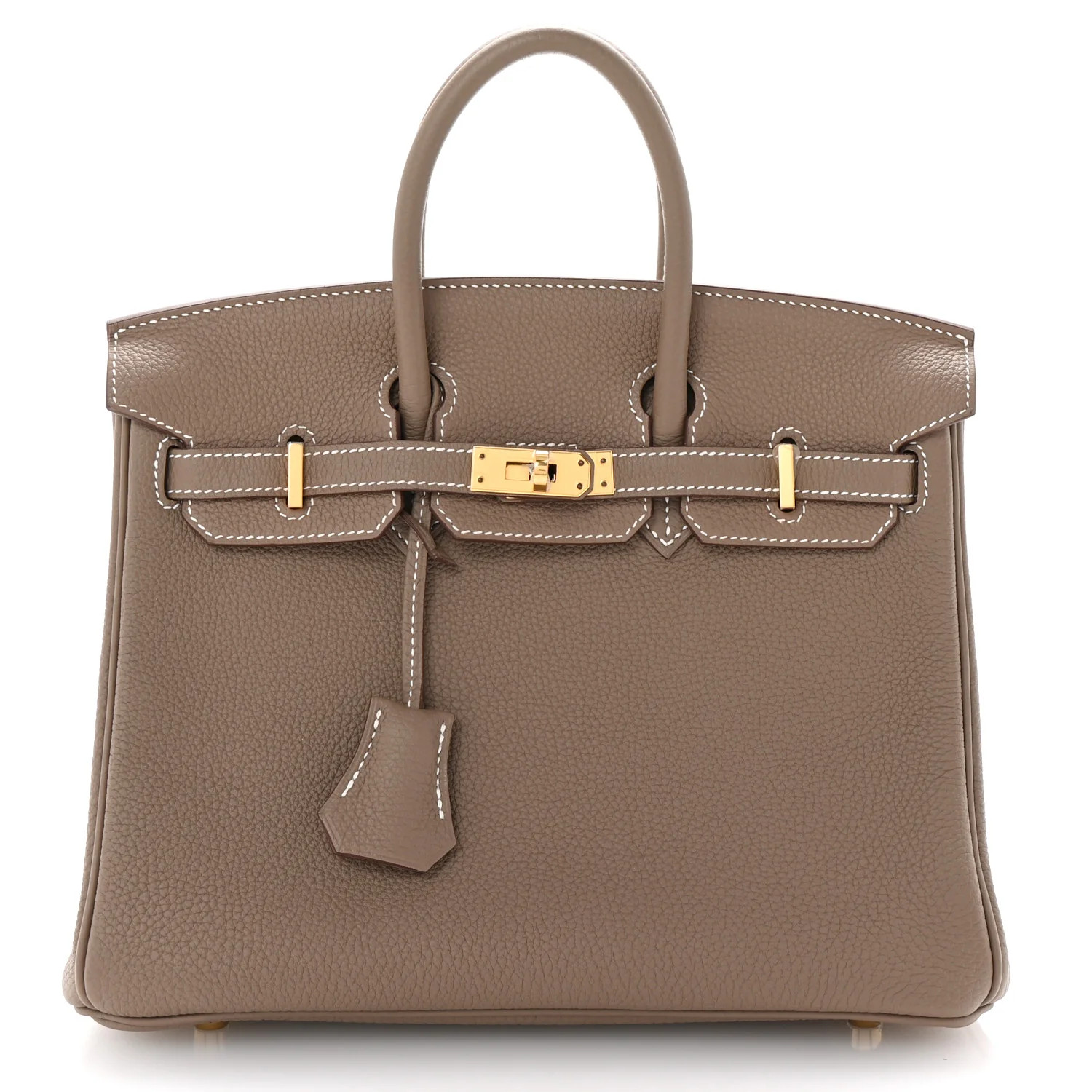 Togo Birkin 25 Etoupe | FASHIONPHILE (US)