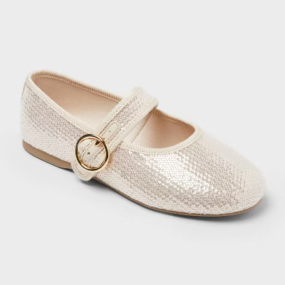Kids' Quilla Ballet Flats - art class™ Gold 4 | Target