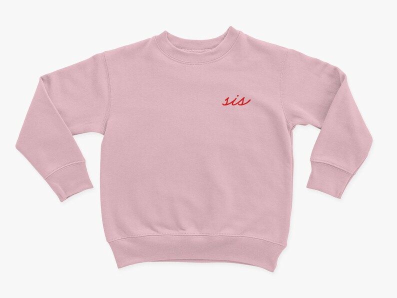 Sis Toddler Girl Sweatshirt Sister SweatshirtSibling Shirts | Etsy | Etsy (US)