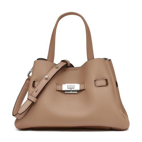 DKNY Bryar Small Satchel Bag, Cappucino | Amazon (US)