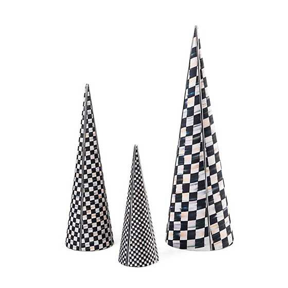 Courtly Cone Trees, Set of 3 | MacKenzie-Childs