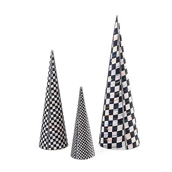 Courtly Cone Trees - Set of 3 | MacKenzie-Childs