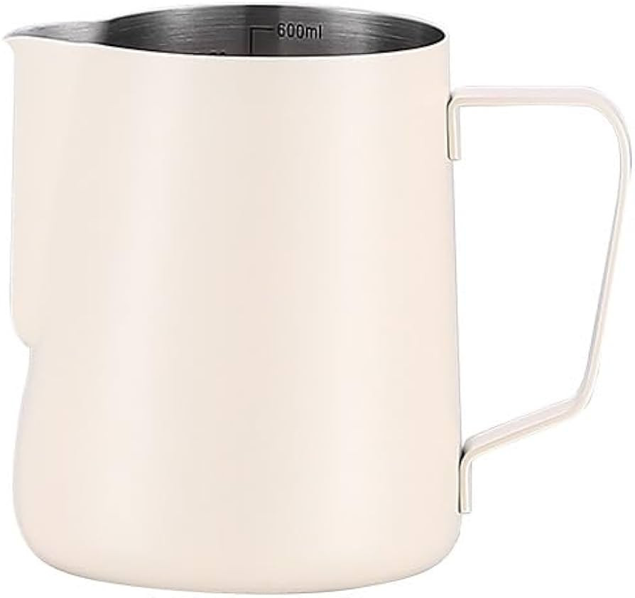 Milk Frothing Pitcher,(350ml/12oz) Steaming Pitchers,Stainless Steel Milk Cup,Cappuccino Latte Ar... | Amazon (US)