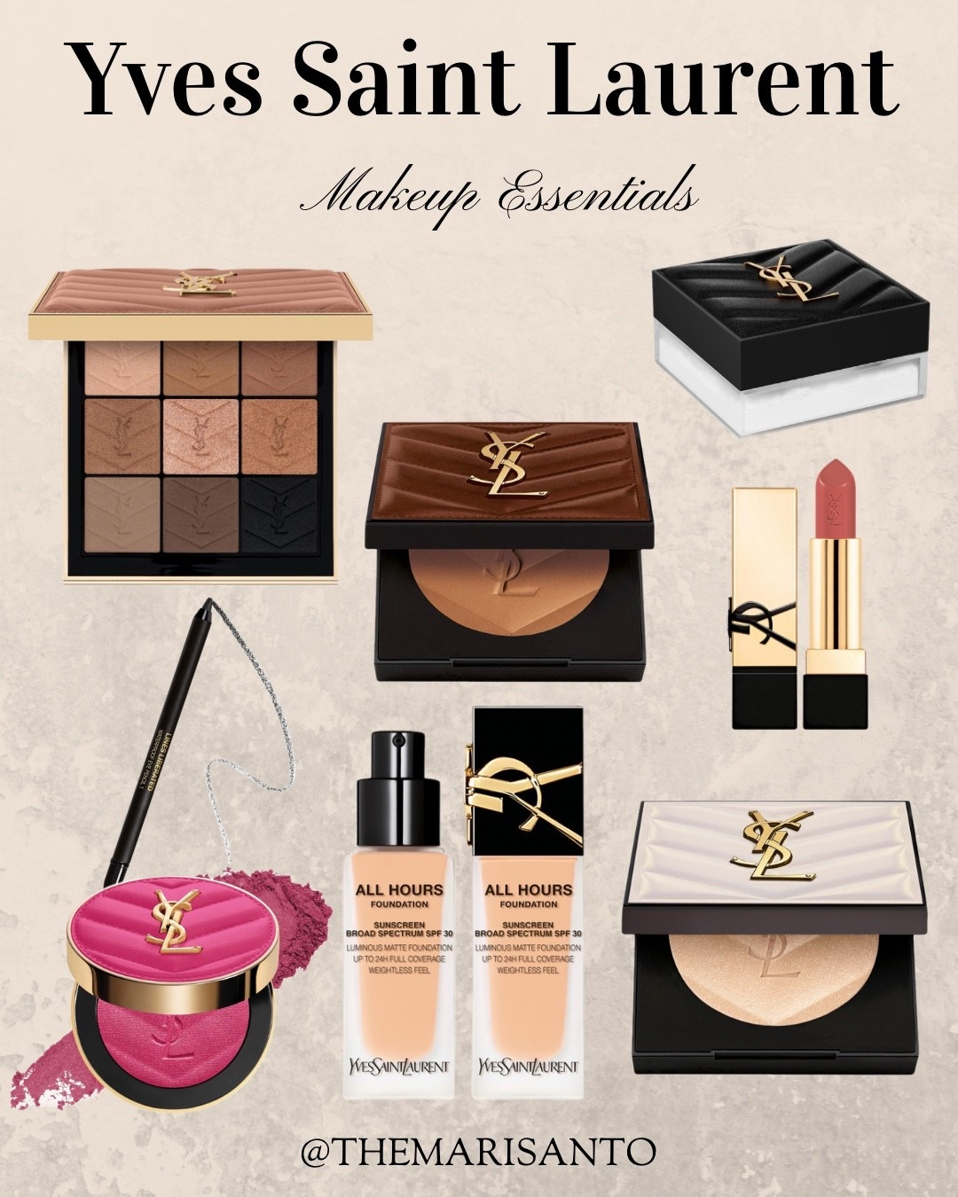 Obsessed is an understatement 💄✨ My favorite Yves Saint Laurent makeup products are not only aesthetically stunning but also deliver that flawless, luxe finish every time.

If you love makeup that looks as good on your vanity as it does on your skin… this is it. Trust me, worth every penny.

Everything is linked on my LTK 🖤 #LTKbeauty #YSLbeauty #yslbaute #ysl #makeup #bronzer #sephora #blush 

#LTKgrwm #LTKBeauty #LTKselfcare