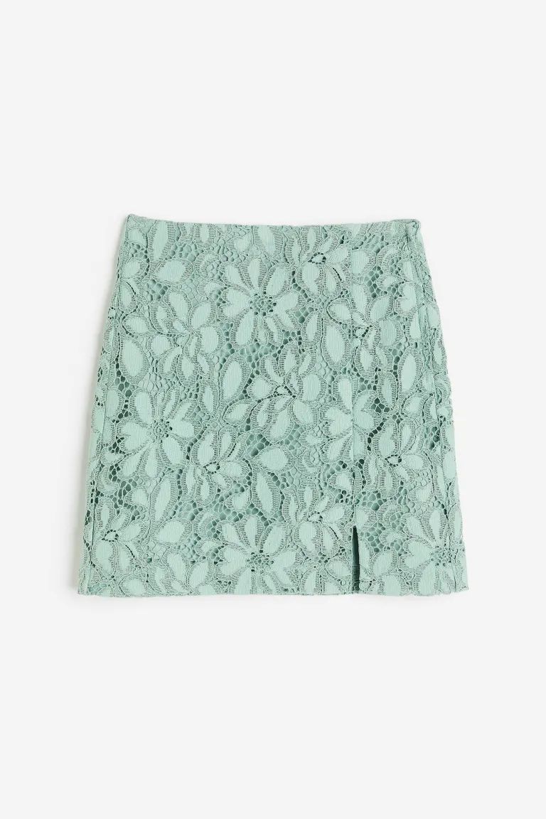 Lace mini skirt | H&M (US + CA)