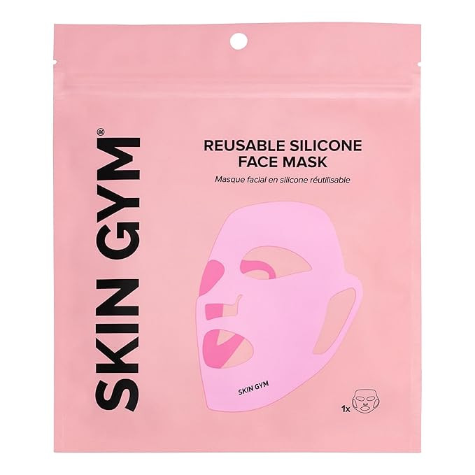 SKIN GYM Re-Usable Face Mask, Silicone Mask for Skincare Absorption and Moisture Retention | Amazon (US)