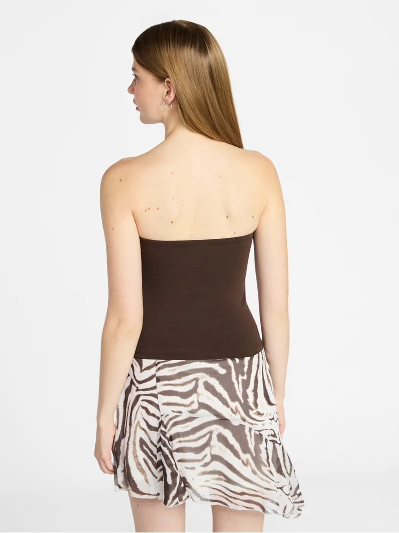 No Boundaries Halter Tube Top, Women's XXS-XXL - Walmart.com | Walmart (US)
