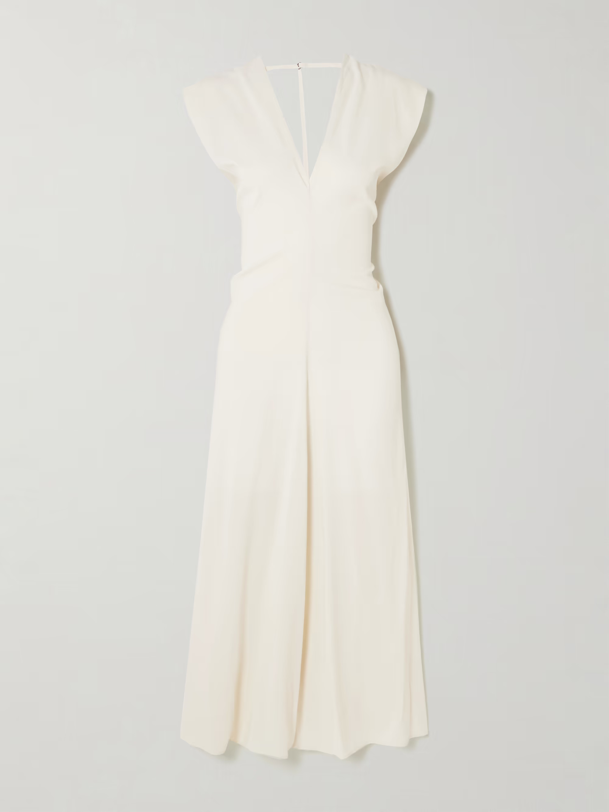 Draped crepe maxi dress | NET-A-PORTER (US)