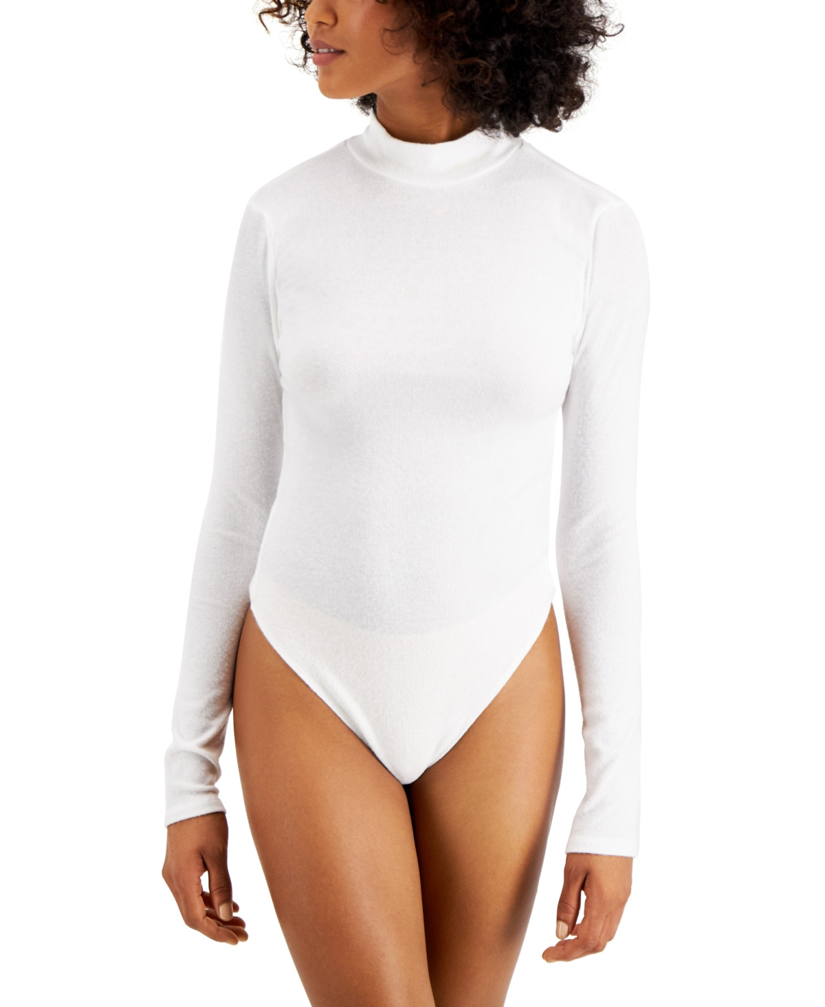 Just Polly Juniors' Mock Neck Bodysuit | Macys (US)