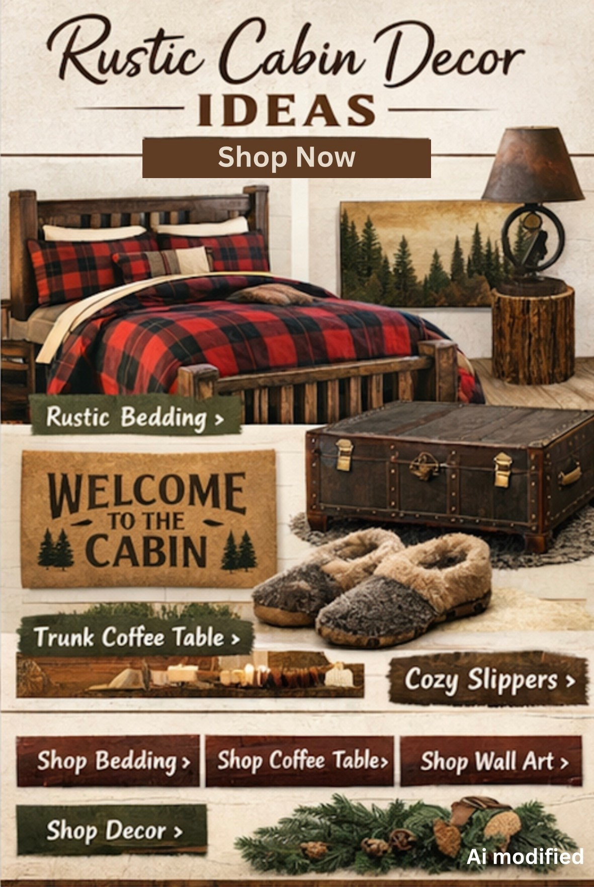 Rustic Cabin Decor Ideas 🪵 | Cozy Bedroom + Lodge Style Furniture | Shop the Look

#LTKTravel #LTKHome