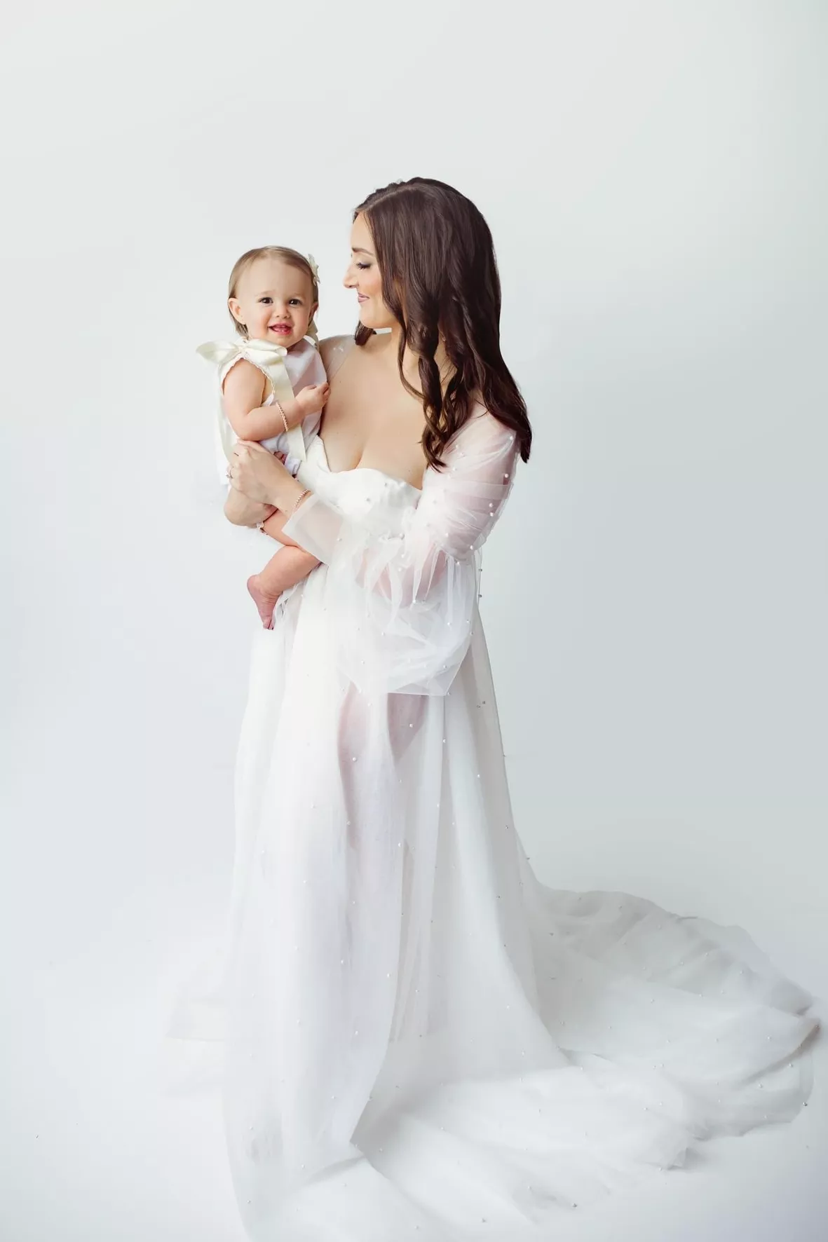 Two piece maternity gown curated on LTK