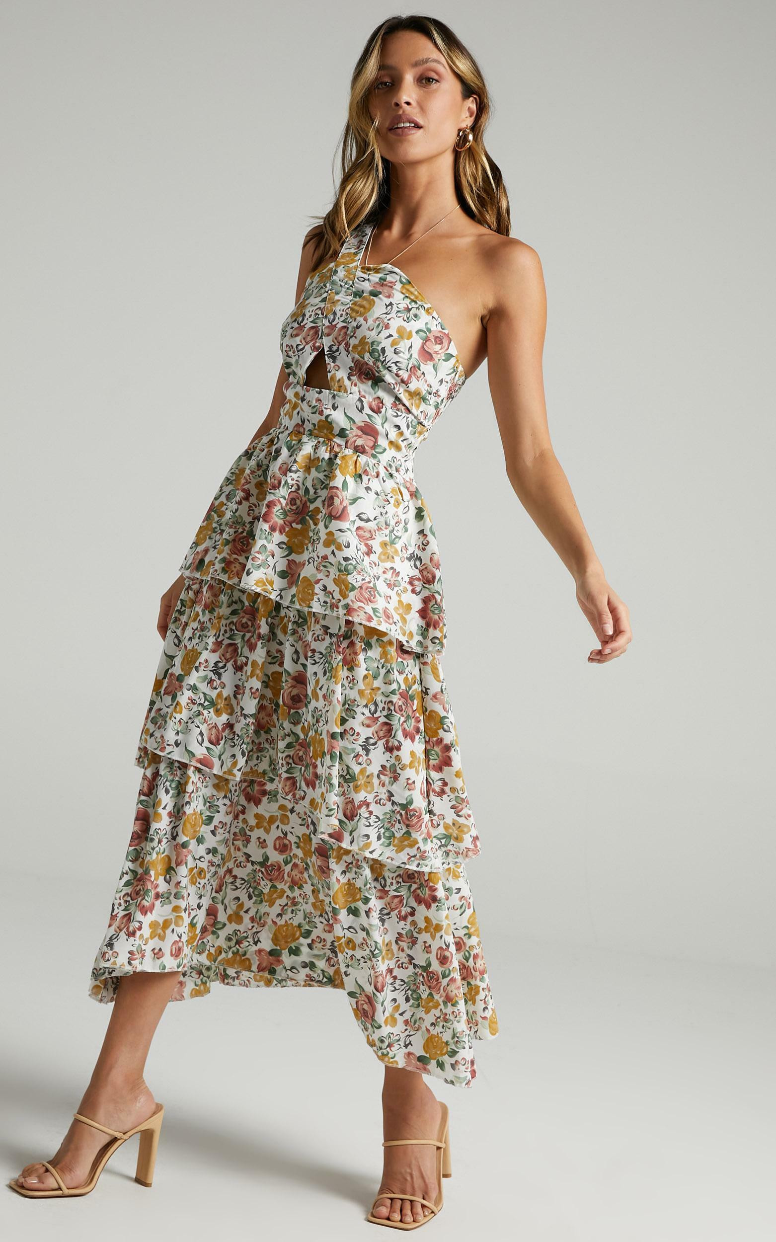Caro Dress in Multi Floral | Showpo | Showpo - deactived