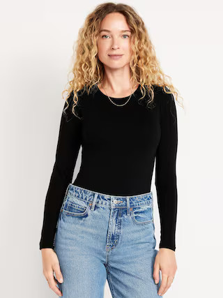 Long-Sleeve Crew-Neck Bodysuit | Old Navy (US)