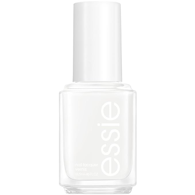 essie Salon-Quality Nail Polish, 8-Free Vegan, Snowy White, Blanc, 0.46 fl oz | Amazon (US)