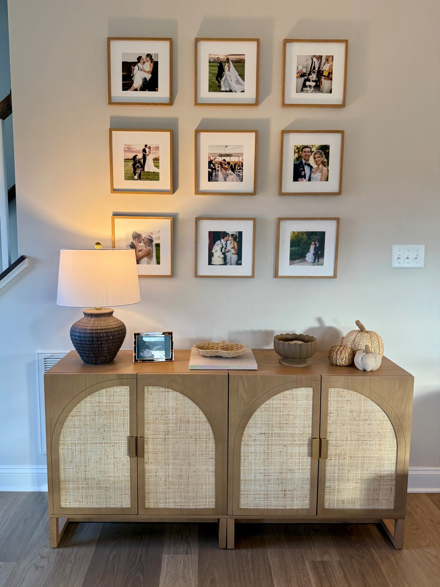 My sister has the cutest gallery wall!
Loving the neutral tones!


#LTKWedding #LTKSaleAlert #LTKHome