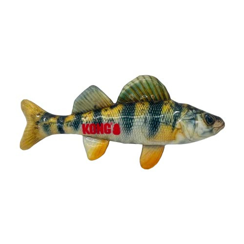 KONG Wild Shield Fish Shaped Dog Toy for Medium Breeds (Perch) | Amazon (US)