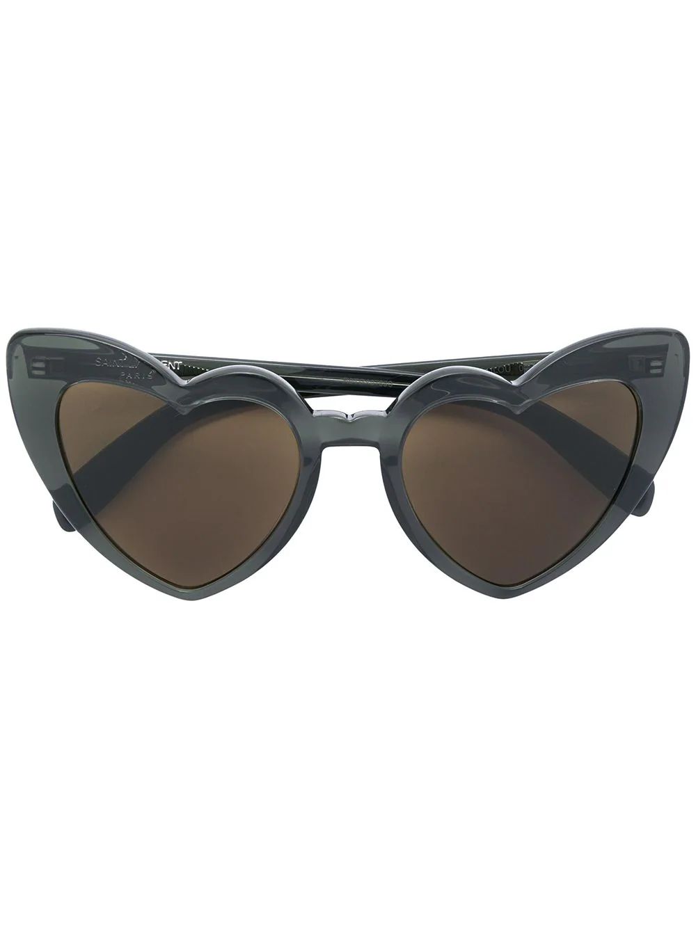 Saint Laurent Eyewear Lou Lou sunglasses - Grey | FarFetch US