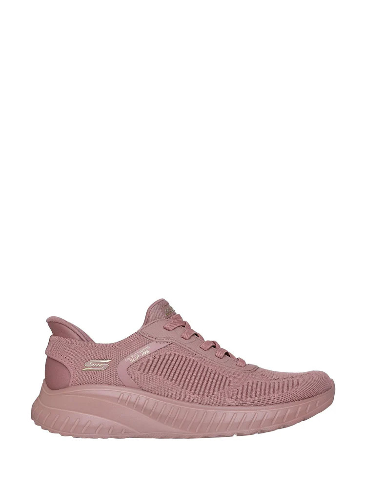 Skechers Pink Bobs Squad Chaos Current Muse Trainers | Next US