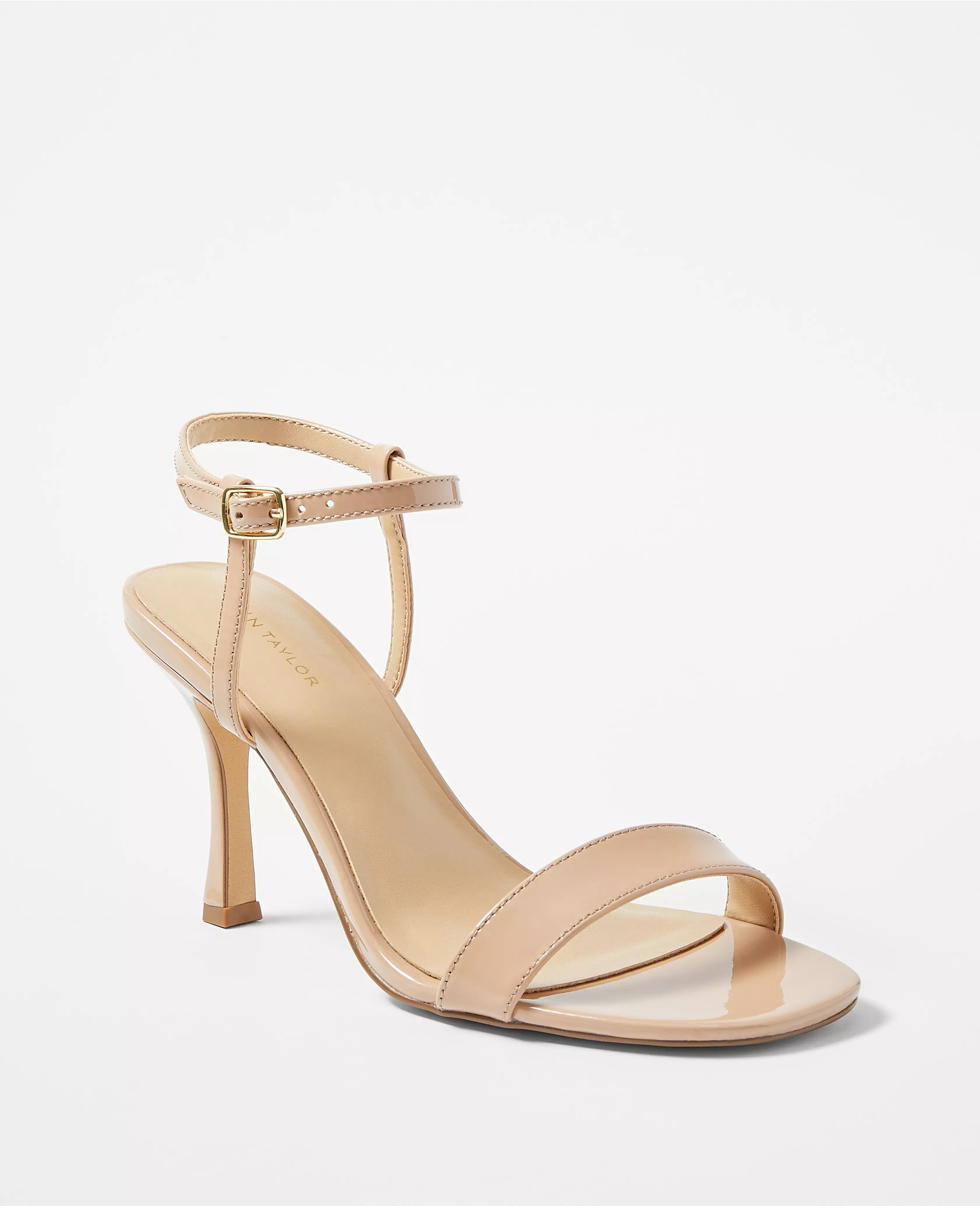 Patent Skinny Strap Sandals | Ann Taylor (US)