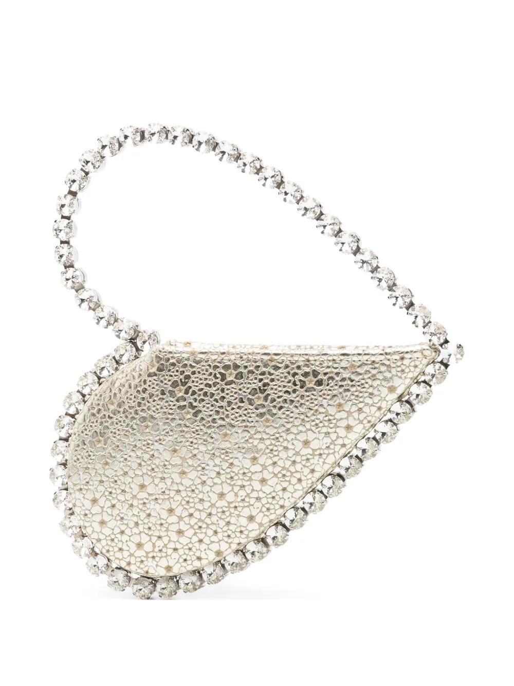 L'Alingi Love rhinestone embellished clutch bag - Neutrals | Farfetch Global