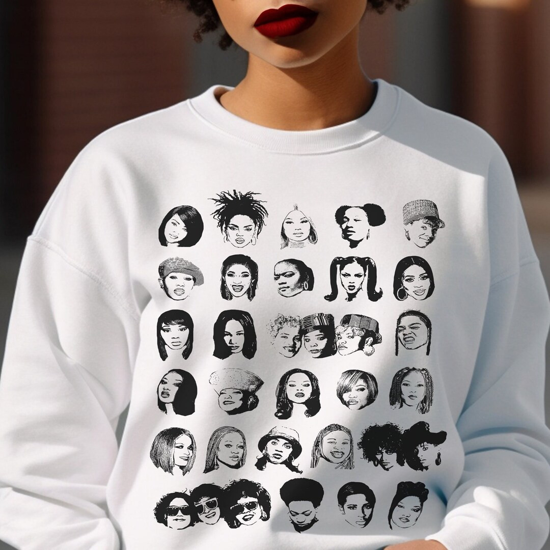 Female Rappers Sweatshirt: Hip Hop Music Legends, Black Feminism - Etsy | Etsy (US)
