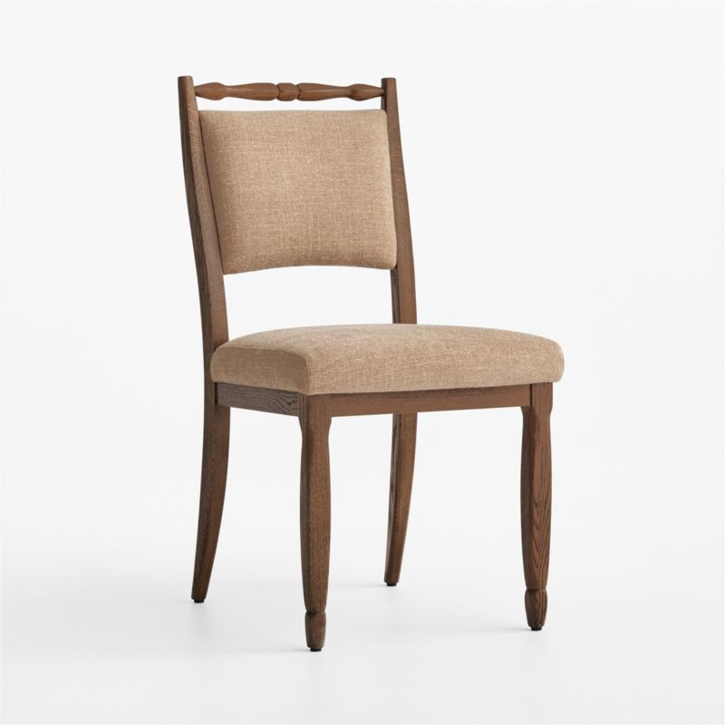 Acland Warm Brown Oak Wood Dining Chair | Crate & Barrel