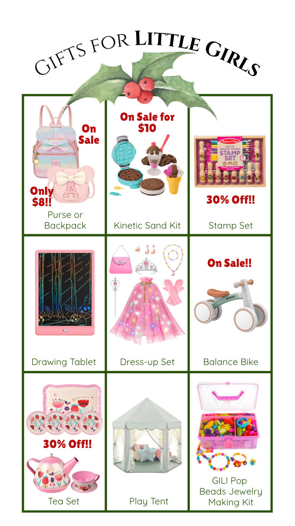 Gift guide perfect for little girls! Lot's of items on sale, don't miss out! 

 #LTKGiftGuide #LTKHoliday #LTKSaleAlert