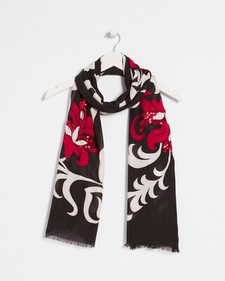 Embellished Floral Scarf | Chico's