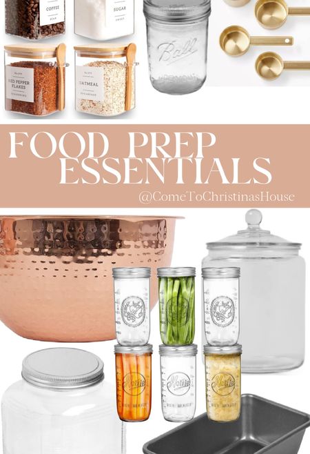 Food prep essentials we use in our kitchen all the time 💗 building up your glass in the kitchen a little at a time to get rid of the plastic is the right move! 🫙 

#LTKhome #LTKfindsunder50 #LTKfamily
