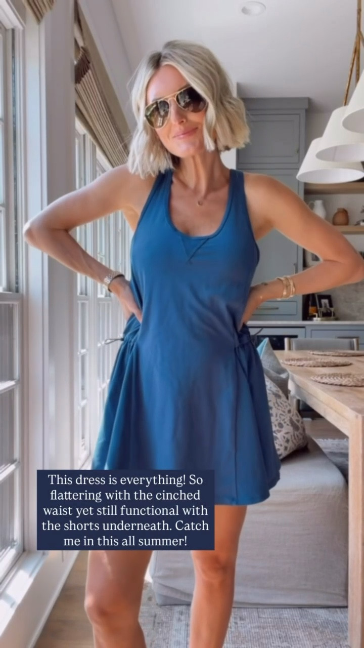 This will definitely be a dress I pull for on repeat this summer! Love the cinched in waist & that it has built in shorts! Wearing S! #TargetPartner @Target #Target

Loverly Grey, Target, active dress, activewear, athleisure, summer outfit 

#LTKmomlife #LTKActive #LTKSeasonal