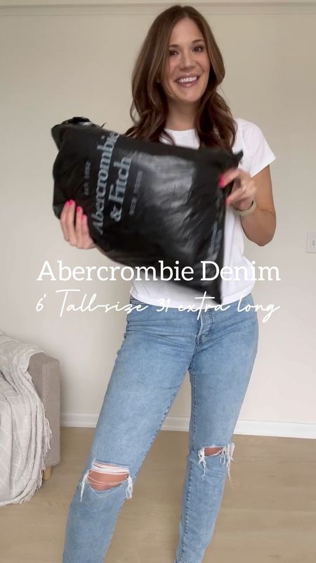 Abercrombie denim haul! Wearing 31 extra long in all styles but could have done 30 extra long. All styles 25% off and code DENIMAF takes an additional 15% off!

#LTKSpringSale #LTKVideo #LTKSeasonal