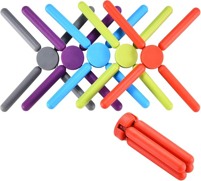 Foldable Trivets (5pack), KSENDALO Eco Collapsible Trivet Set, Silicone Pot Trivet Holder Save Mu... | Amazon (US)