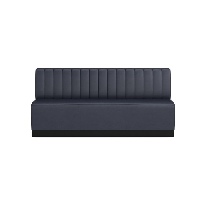 Garbo Leather Customizable Banquette &ndash; Vertical Tufting | Williams-Sonoma