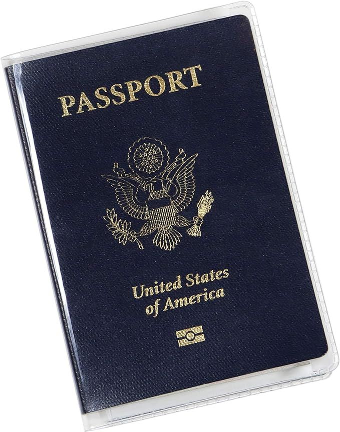 Millennial Essentials unisex-adult Waterproof Clear Passport Cover Plastic Passport Protector Vin... | Amazon (US)
