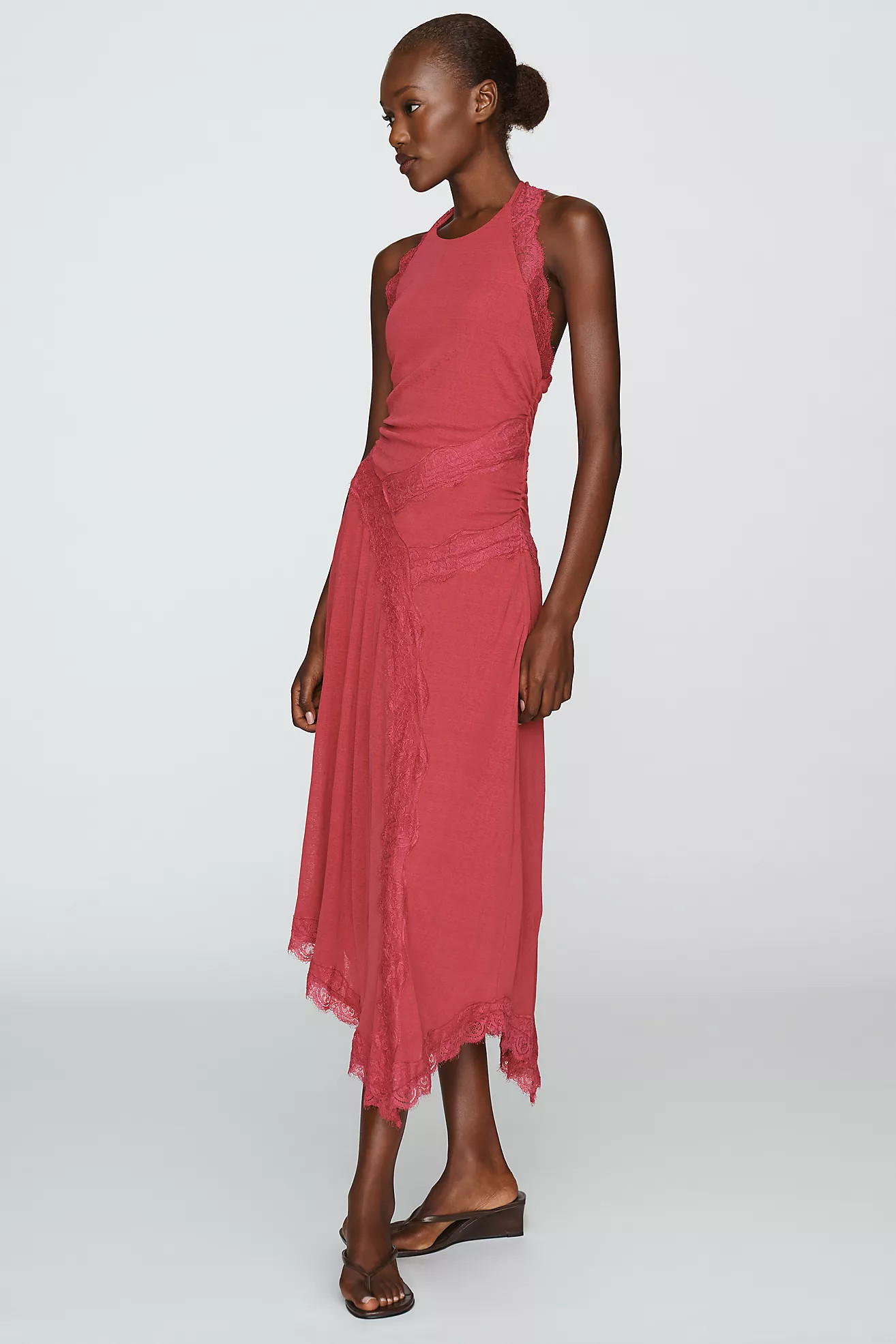 SOVERE Loni Asymmetric Midi Dress | Anthropologie (US)