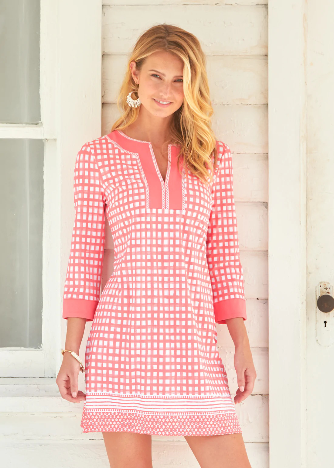 Nantucket Embroidered Tunic Dress | Cabana Life