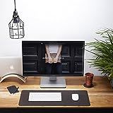 Capra Leather Mouse Keyboard Pad for Men, Dark Brown Desk Mat Blotter, Handmade Laptop Office Suppli | Amazon (US)