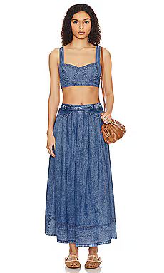 Free People Maddox Set in Blue Shadow from Revolve.com | Revolve Clothing (Global)