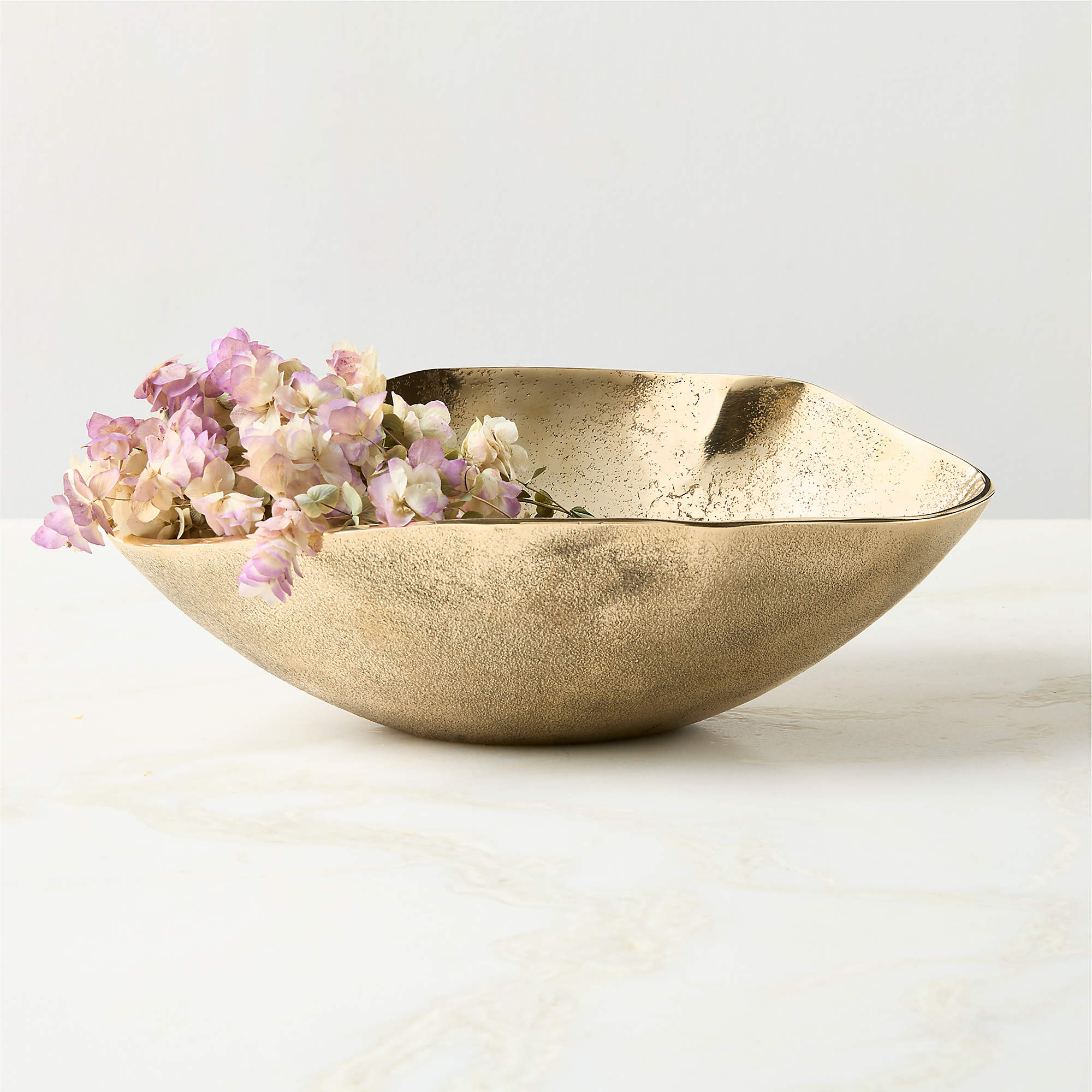 Elden Cast Bronze Decorative Bowl | CB2 | CB2