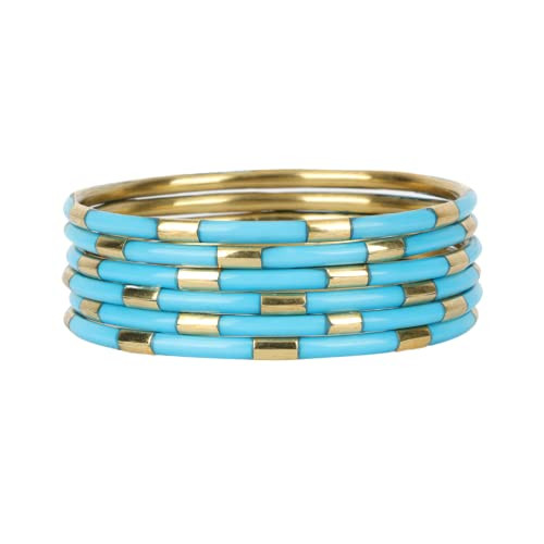 BuDhaGirl Veda Bracelets - Set of 6 | Amazon (US)