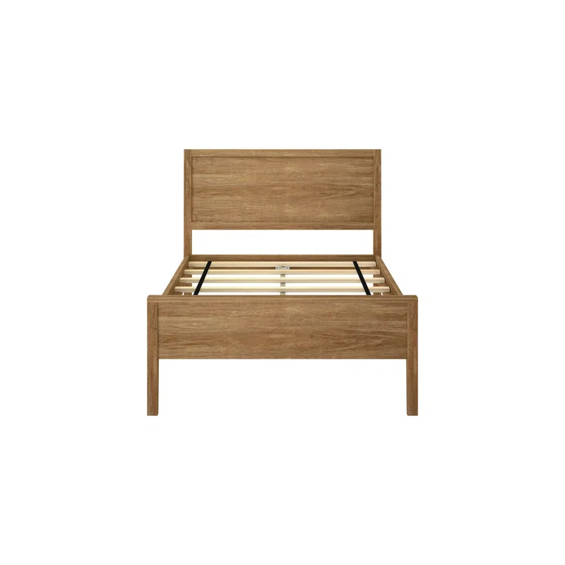 Aileana Solid Wood Panel Bed | Wayfair North America