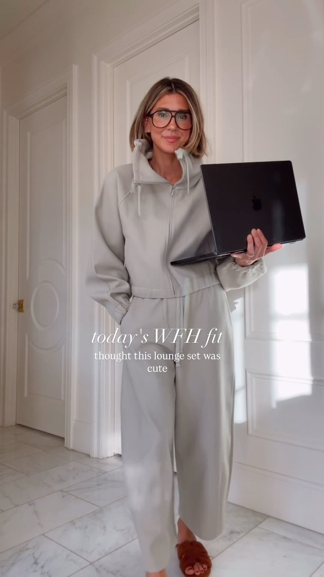 WFH lounge set - wearing size xs in bottoms and top.

#LTKmomlife #LTKootd