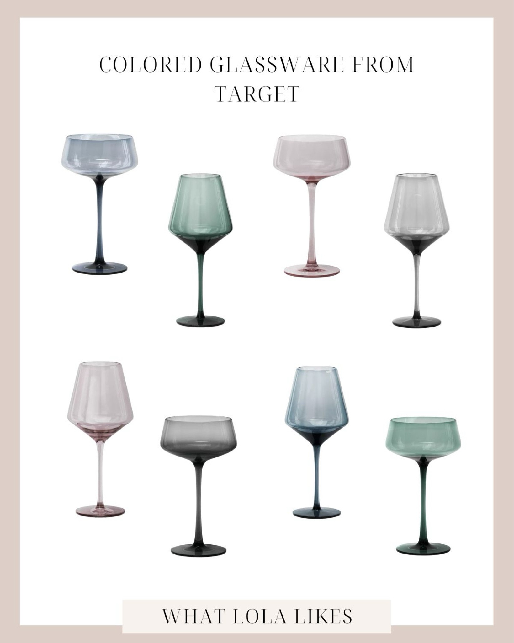 This colored glassware from Target looks so elevated!

#LTKstyletip #LTKSeasonal #LTKhome